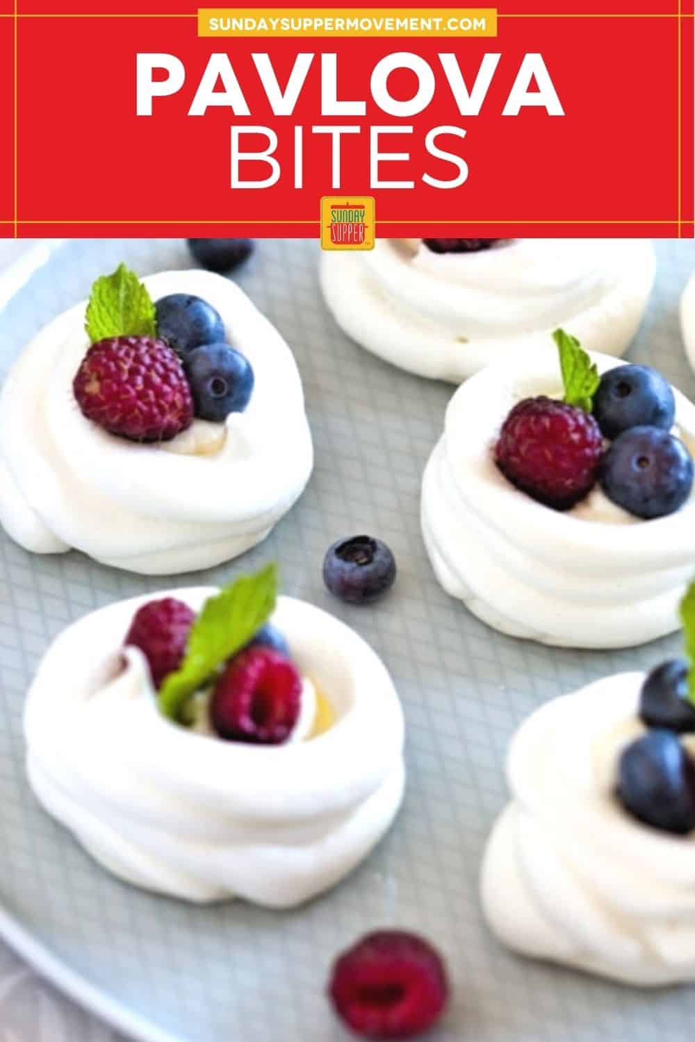 Mini Pavlova Recipe - Sunday Supper Movement