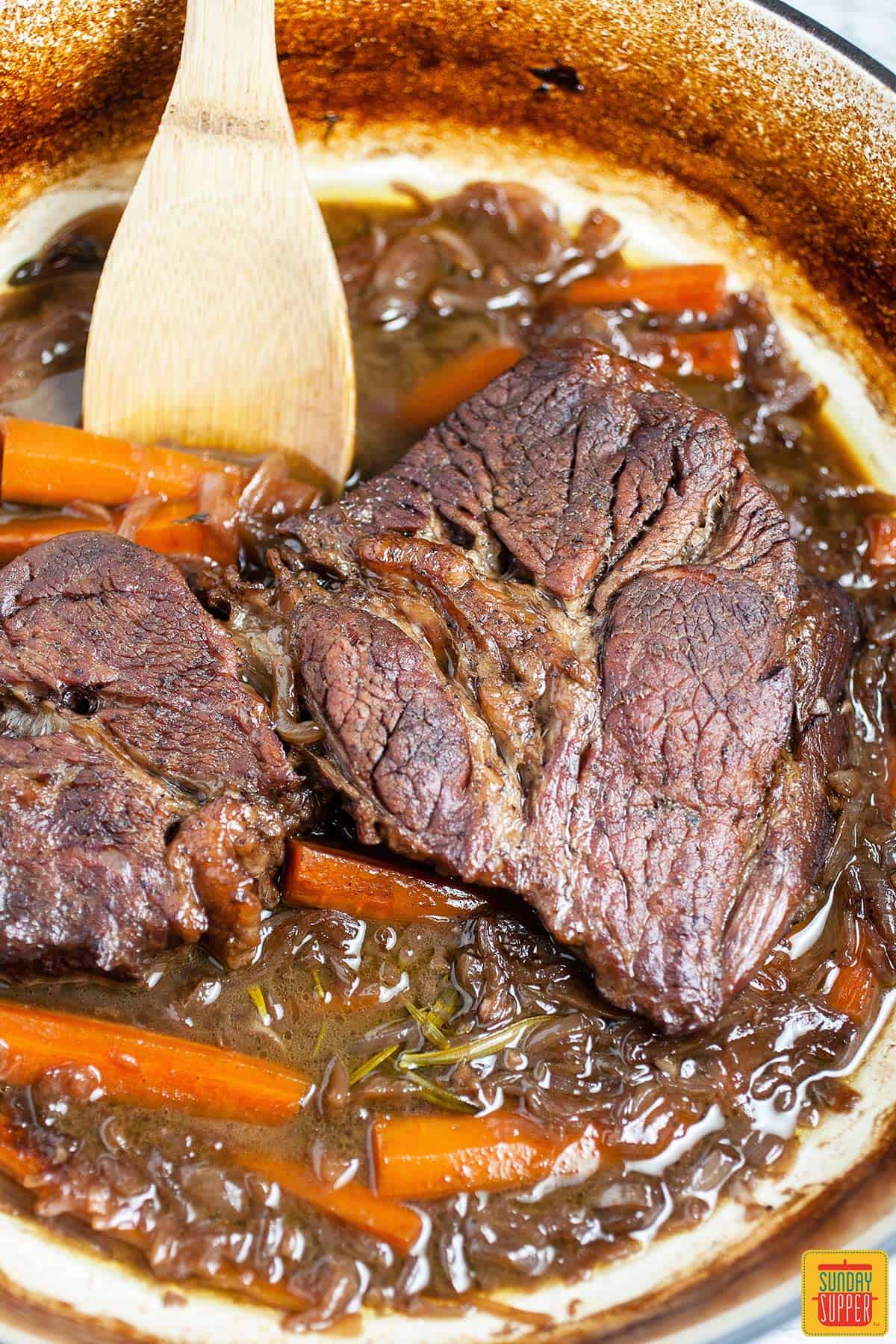 Easy Pot Roast in Cast Iron Dutch Oven Wallace Yousiside