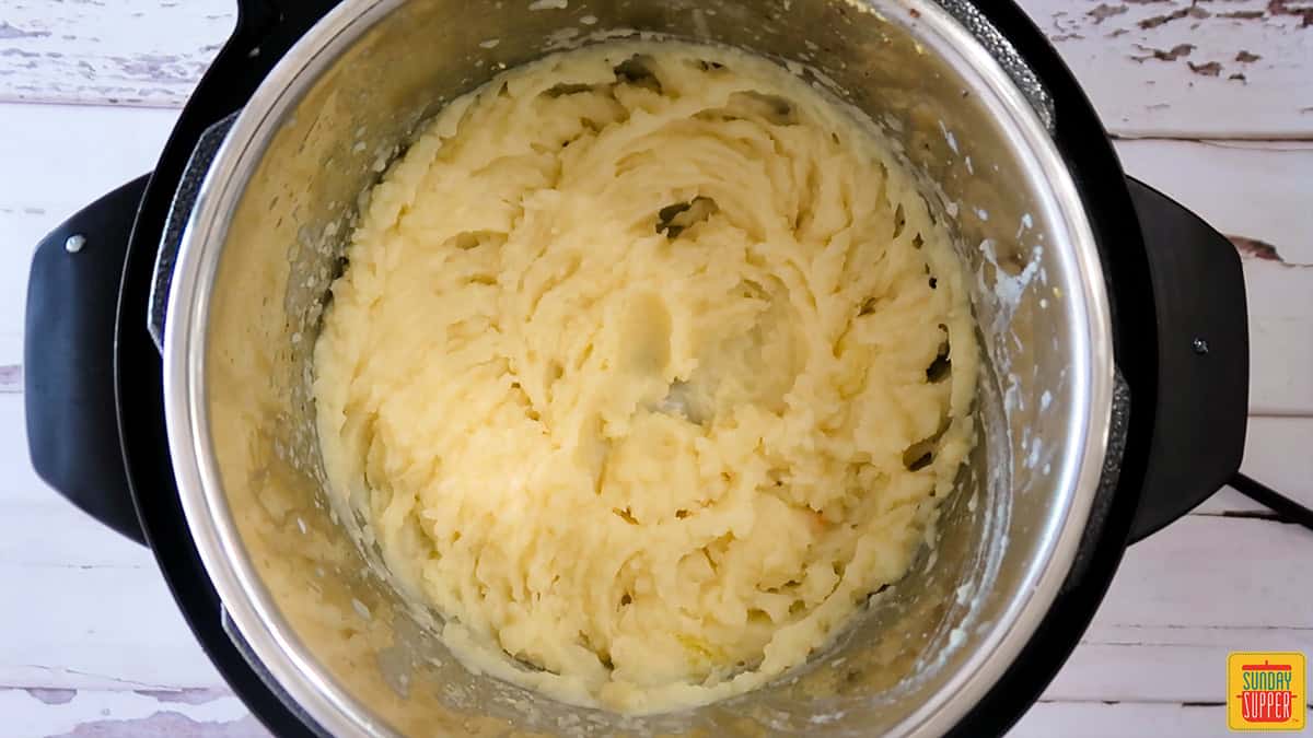 Mashed potatoes in the instant pot
