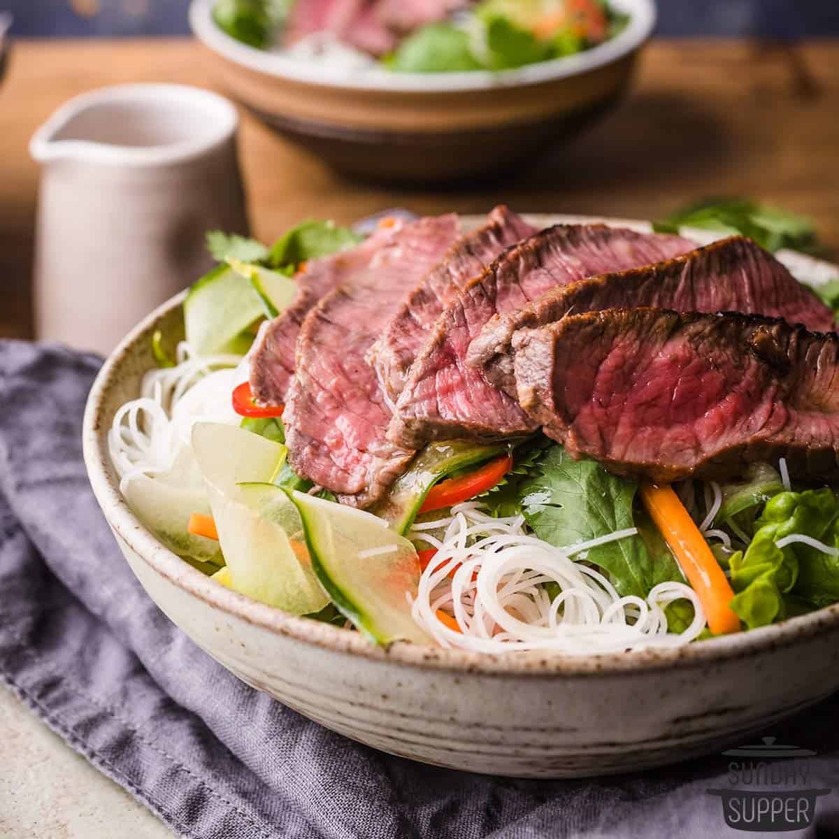 Vietnamese Steak Salad With Zesty Vietnamese Dressing Sunday Supper Movement