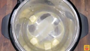 Melting butter in the instant pot