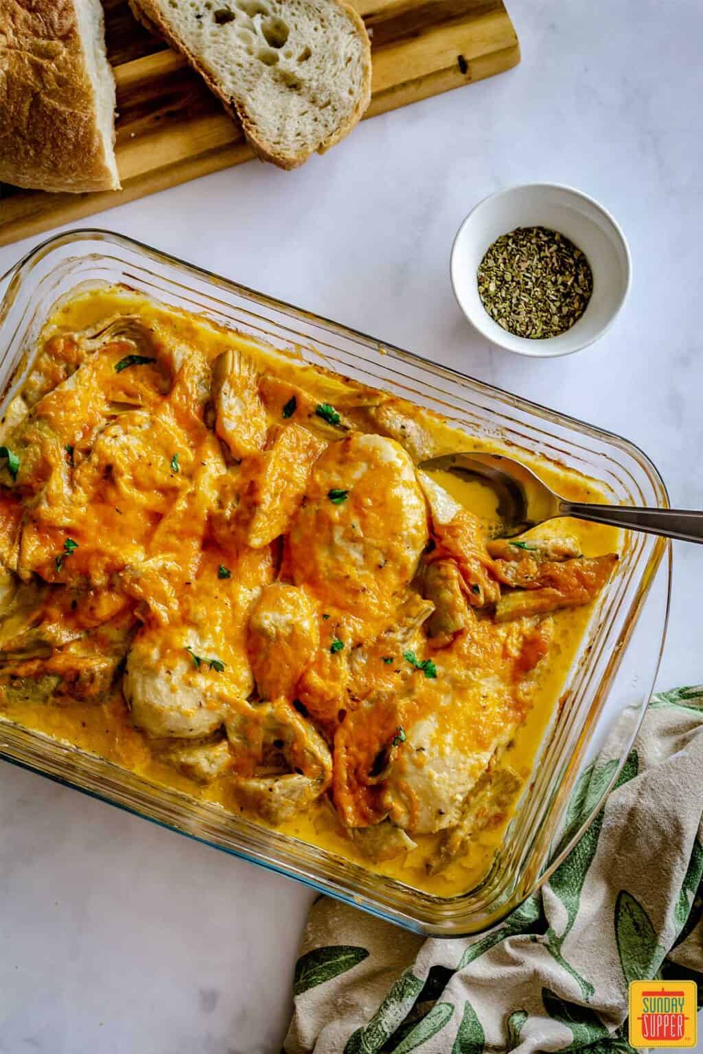 Chicken Artichoke Casserole - Sunday Supper Movement