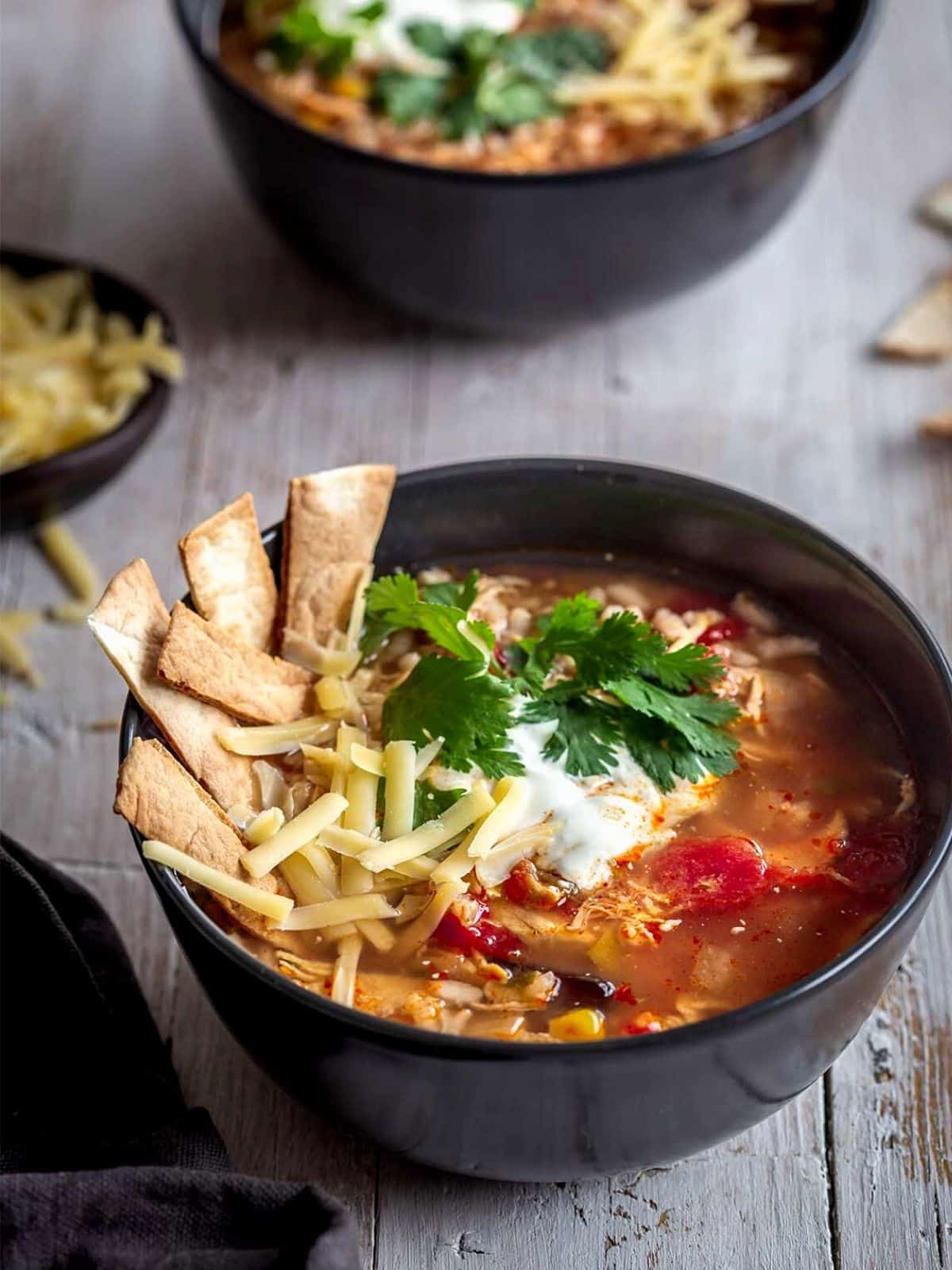 Mexican Chicken & Rice Soup