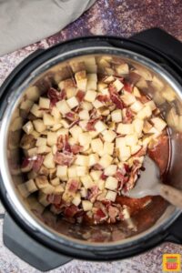 adding bacon to zuppa toscana
