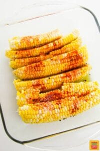 Seasoning corn ribs