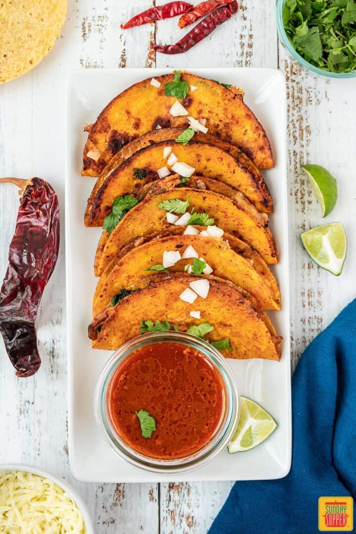 Chicken Birria Tacos - Sunday Supper Movement