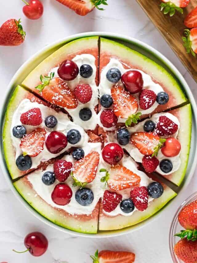 Fruit Watermelon Pizza Recipe