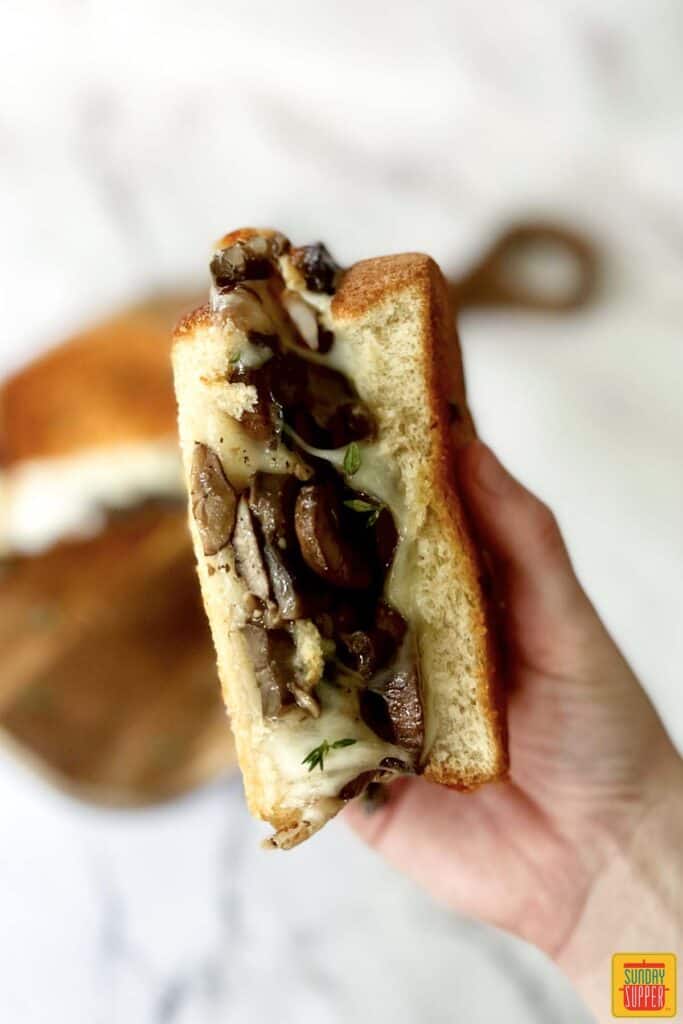 Mushroom Grilled Cheese Recipe - Sunday Supper Movement