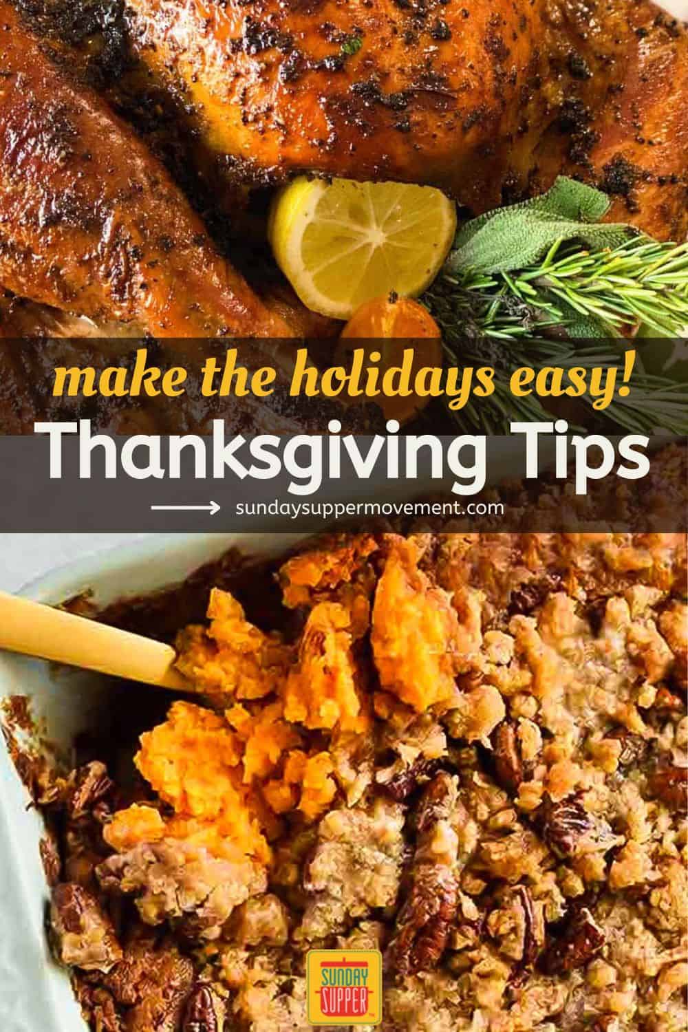 Easy Thanksgiving Dinner Tips - Sunday Supper Movement