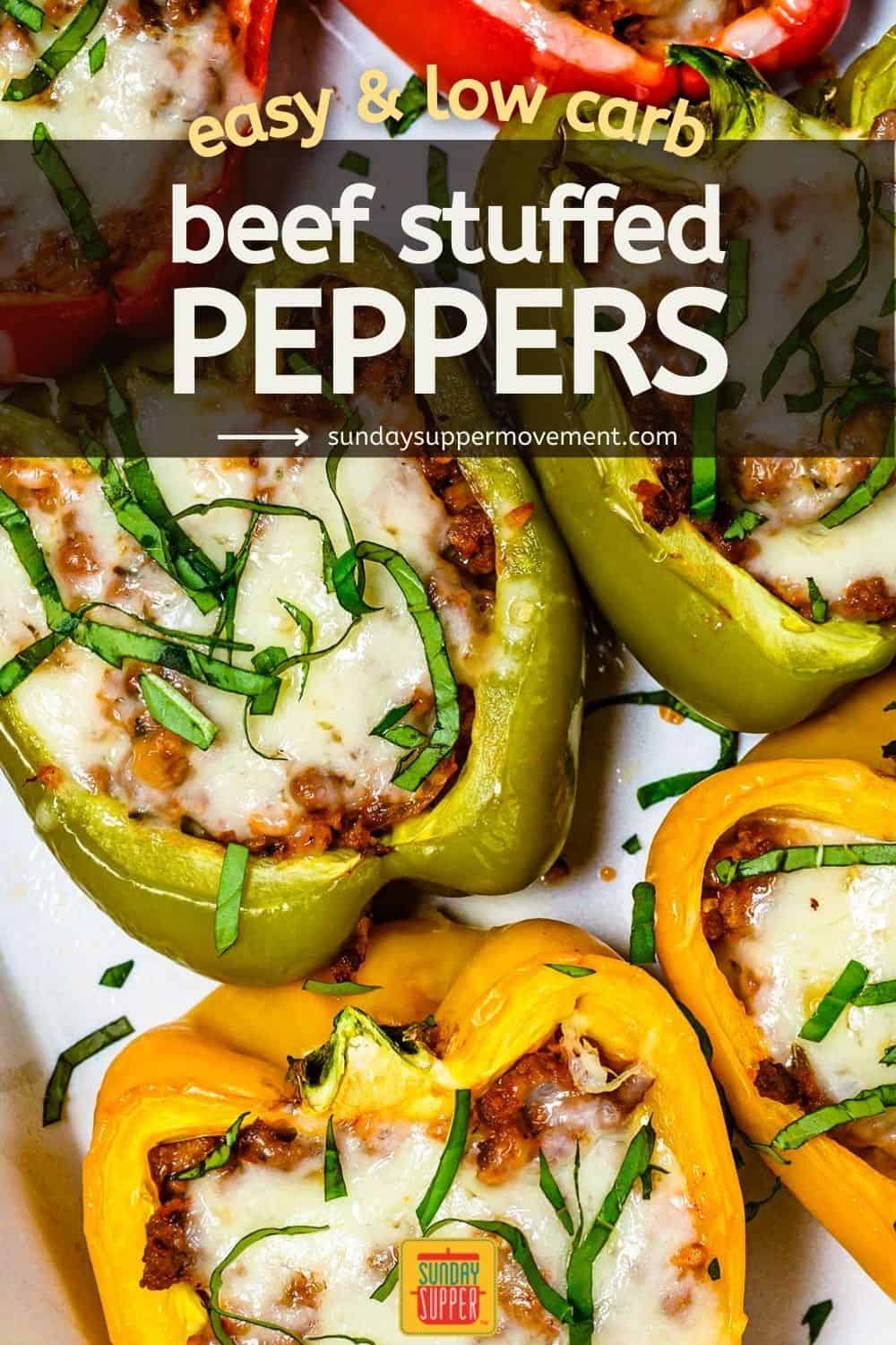 Stuffed Peppers Recipe - Sunday Supper Movement