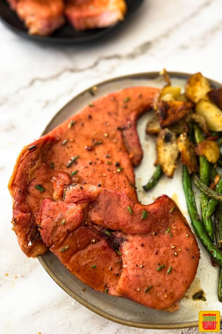 How to Cook Ham Steaks Quick & Delicious Skillet Recipe Sunday