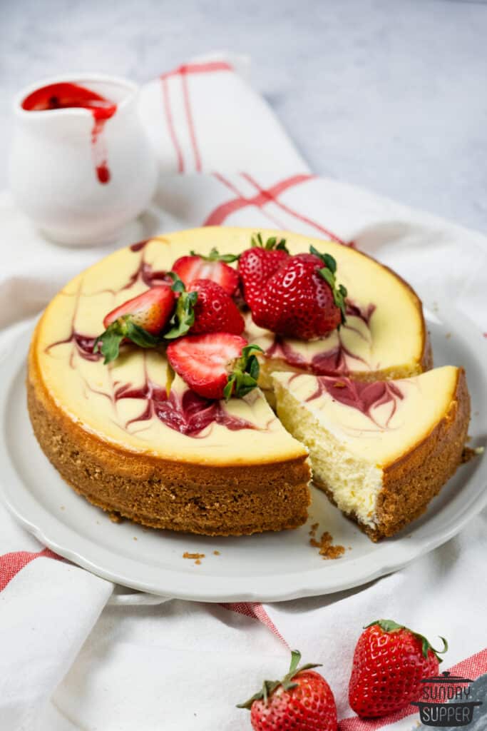 Strawberry Cheesecake Recipe 🍓 - Sunday Supper Movement