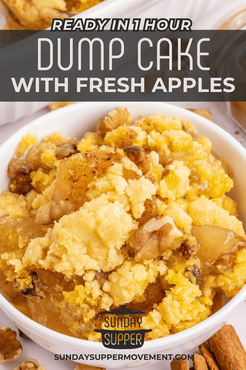 Apple Dump Cake - Sunday Supper Movement