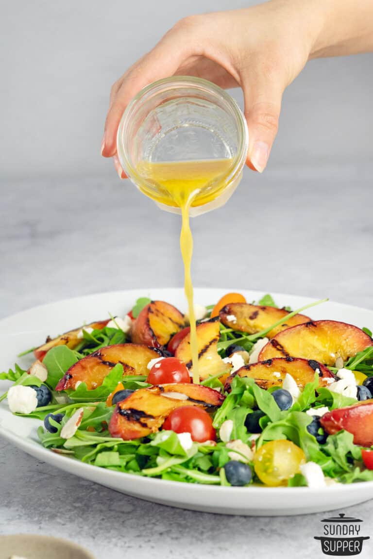 Grilled Peach Salad - Sunday Supper Movement