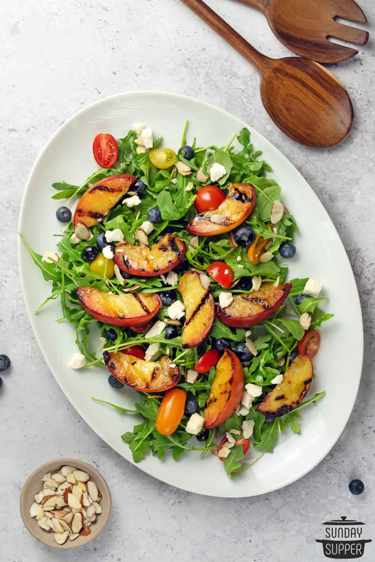 Recipe: Snap Pea & Nectarine Salad with Toasted Nuts & Balsamic