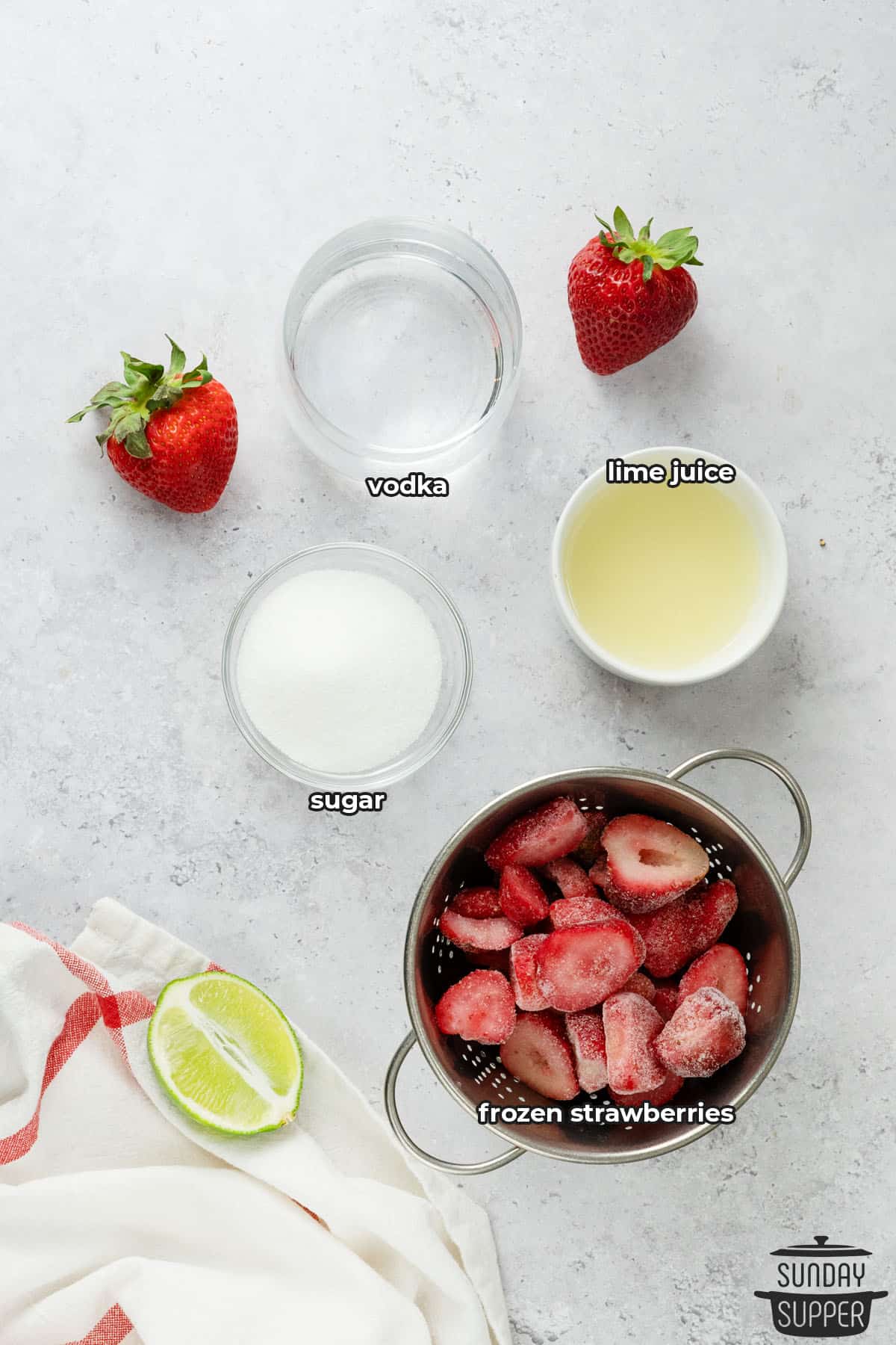 strawberry daiquiri ingredients