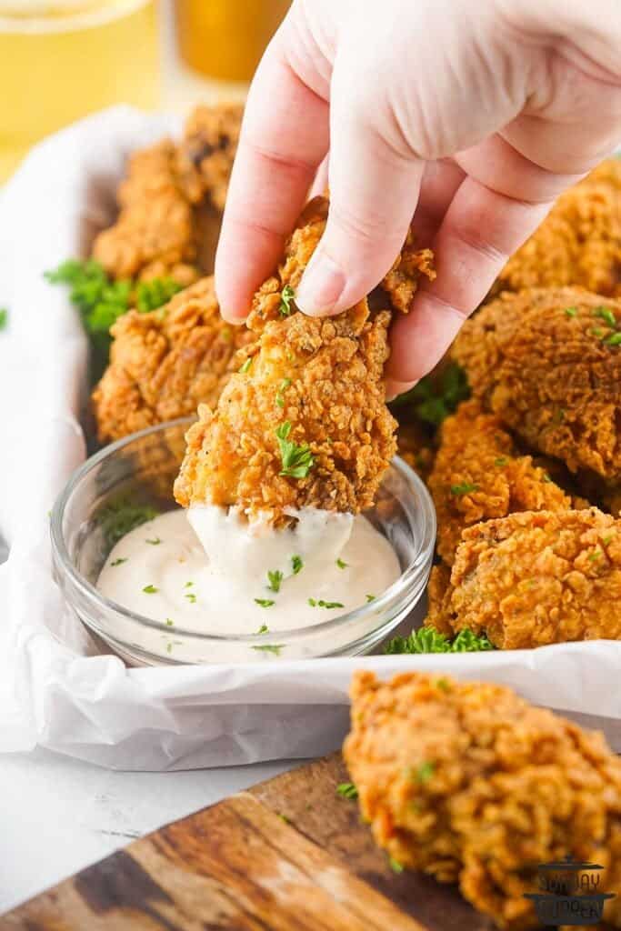 Deep Fried Chicken Wings - Sunday Supper Movement