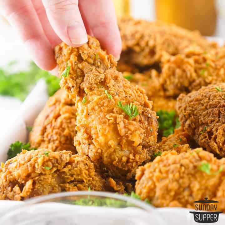 Deep Fried Chicken Wings - Sunday Supper Movement