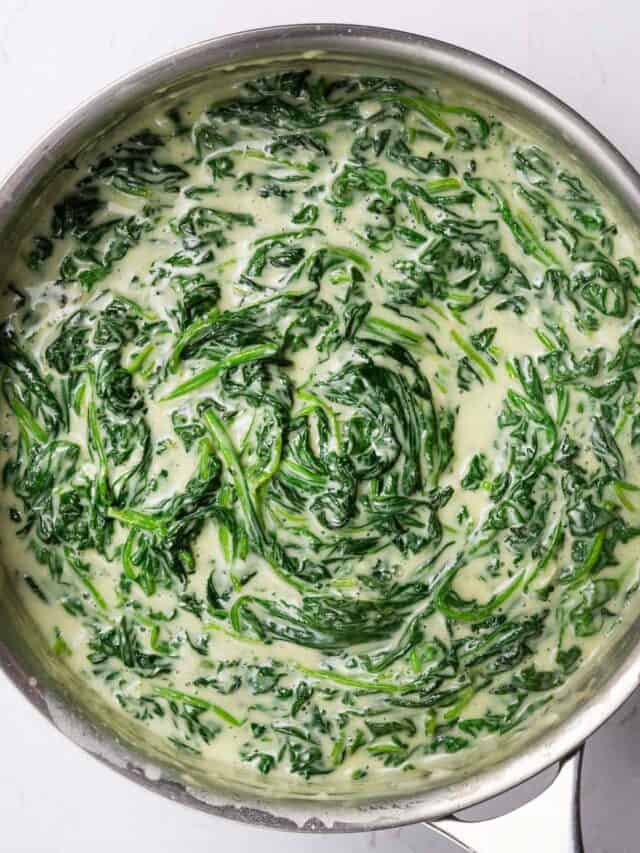 How to Make Creamed Spinach