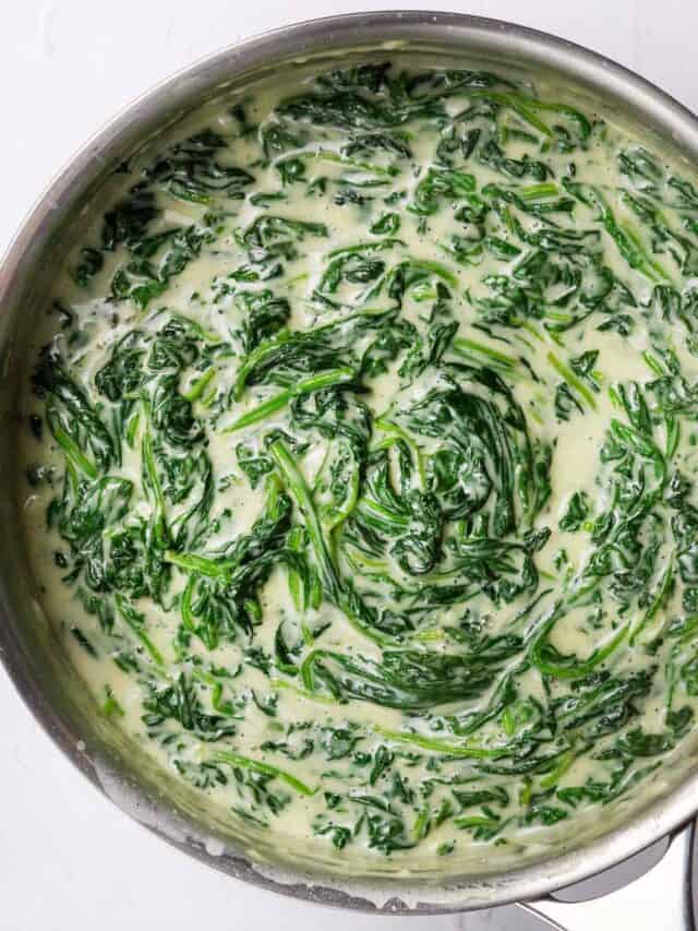 Easy Creamed Spinach - Sunday Supper Movement