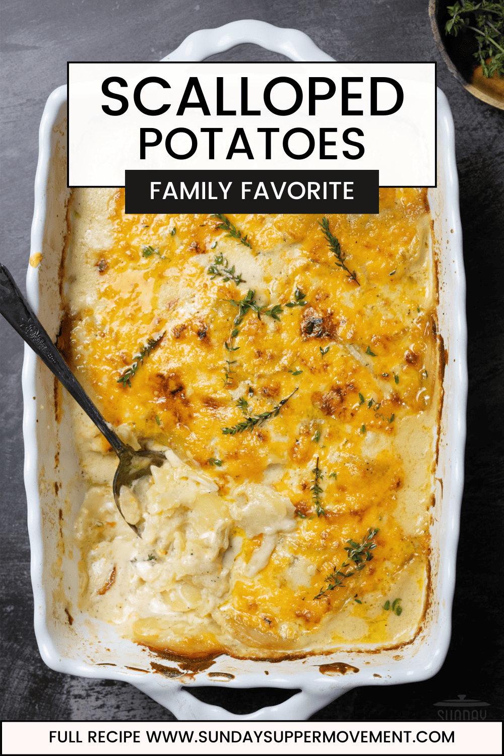 Make Ahead Scalloped Potatoes - Sunday Supper Movement