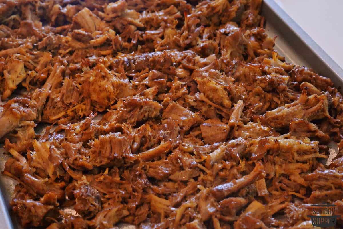 carnitas after being baked