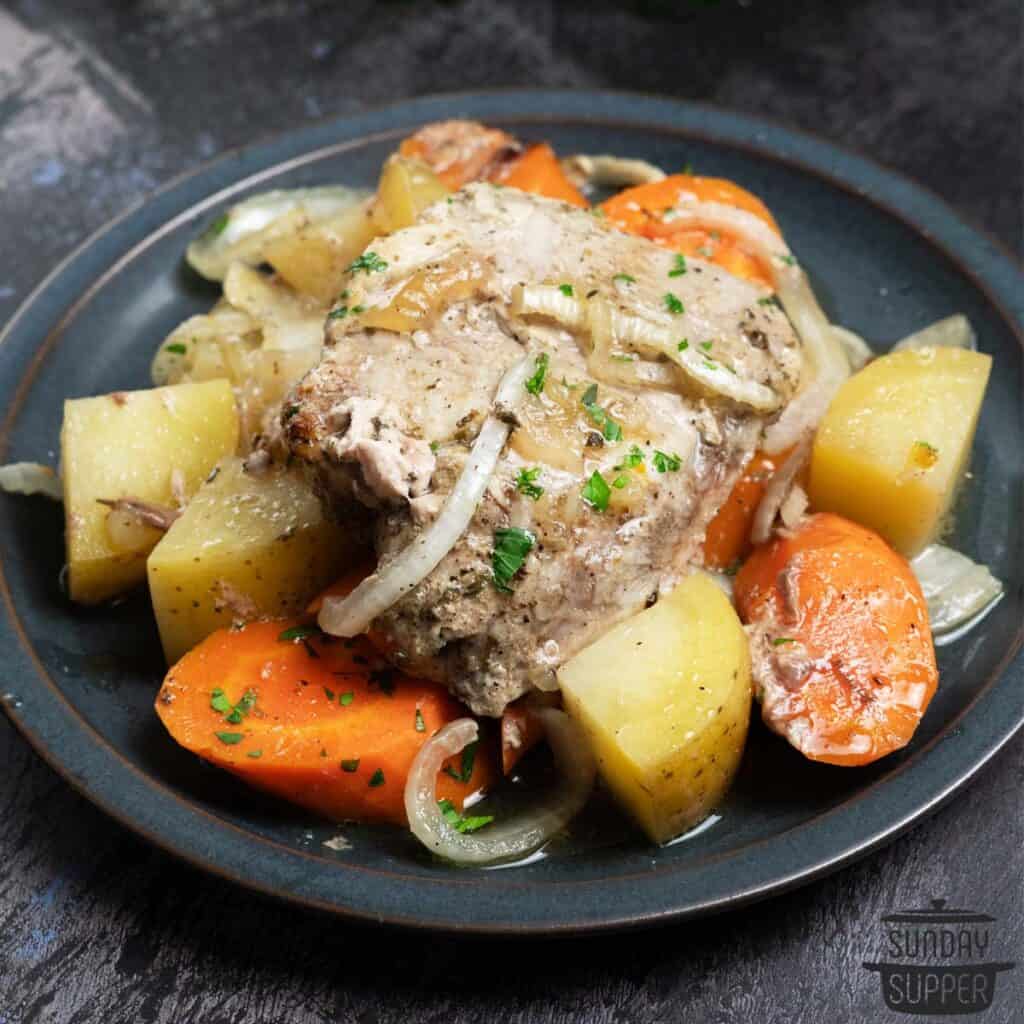 Slow Cooker Pork Chops and Potatoes - Sunday Supper Movement