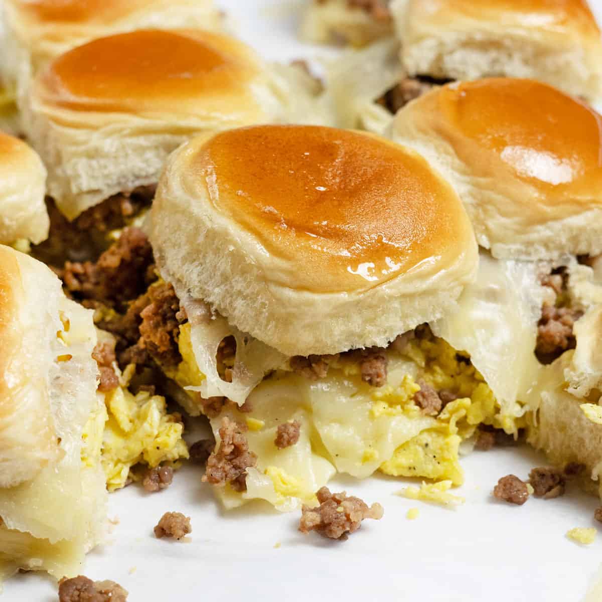 breakfast sliders fully cooked