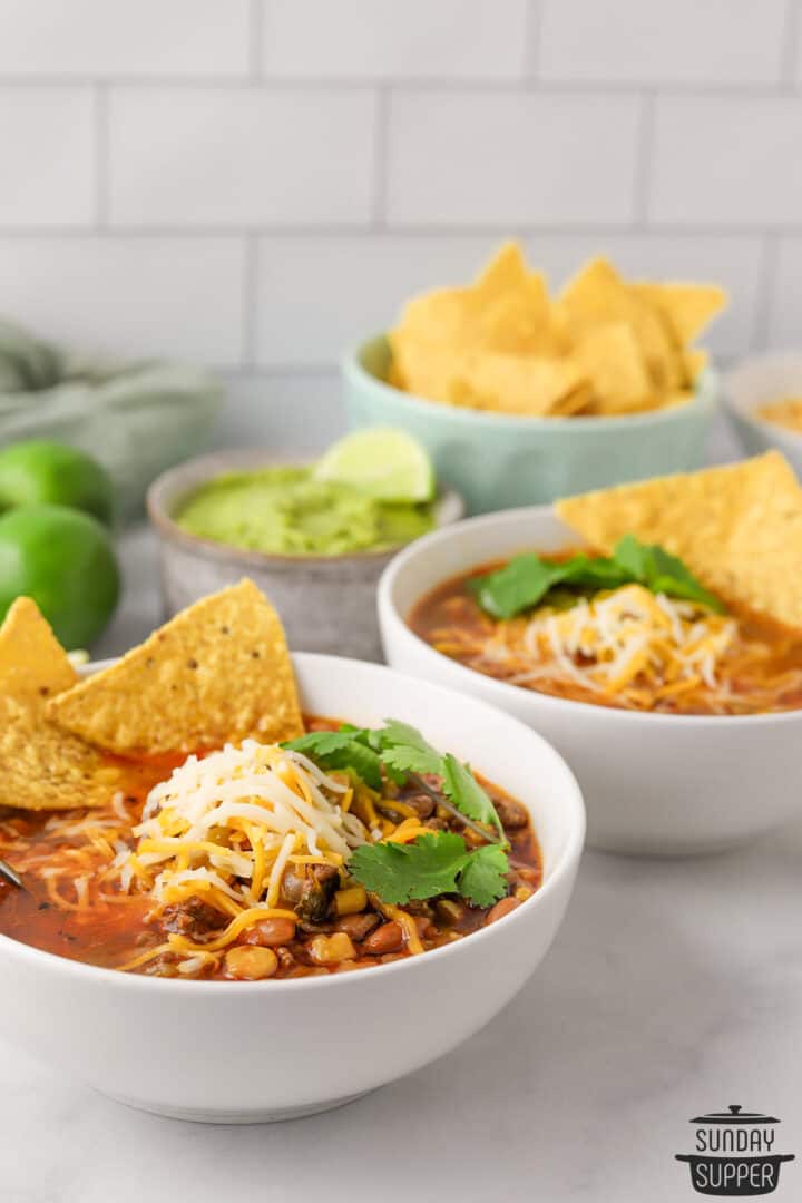 30 Minute Taco Soup - Sunday Supper Movement