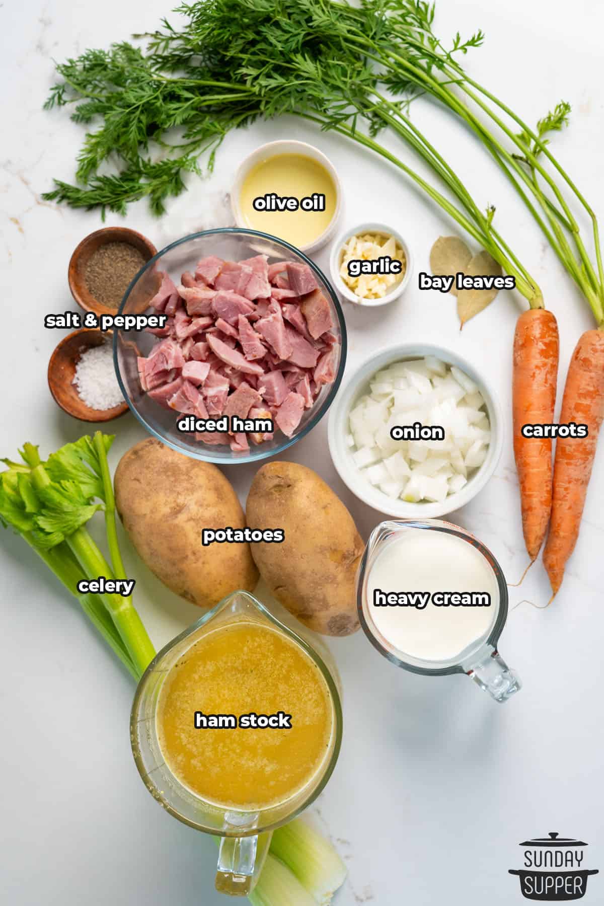 ham bone soup ingredients
