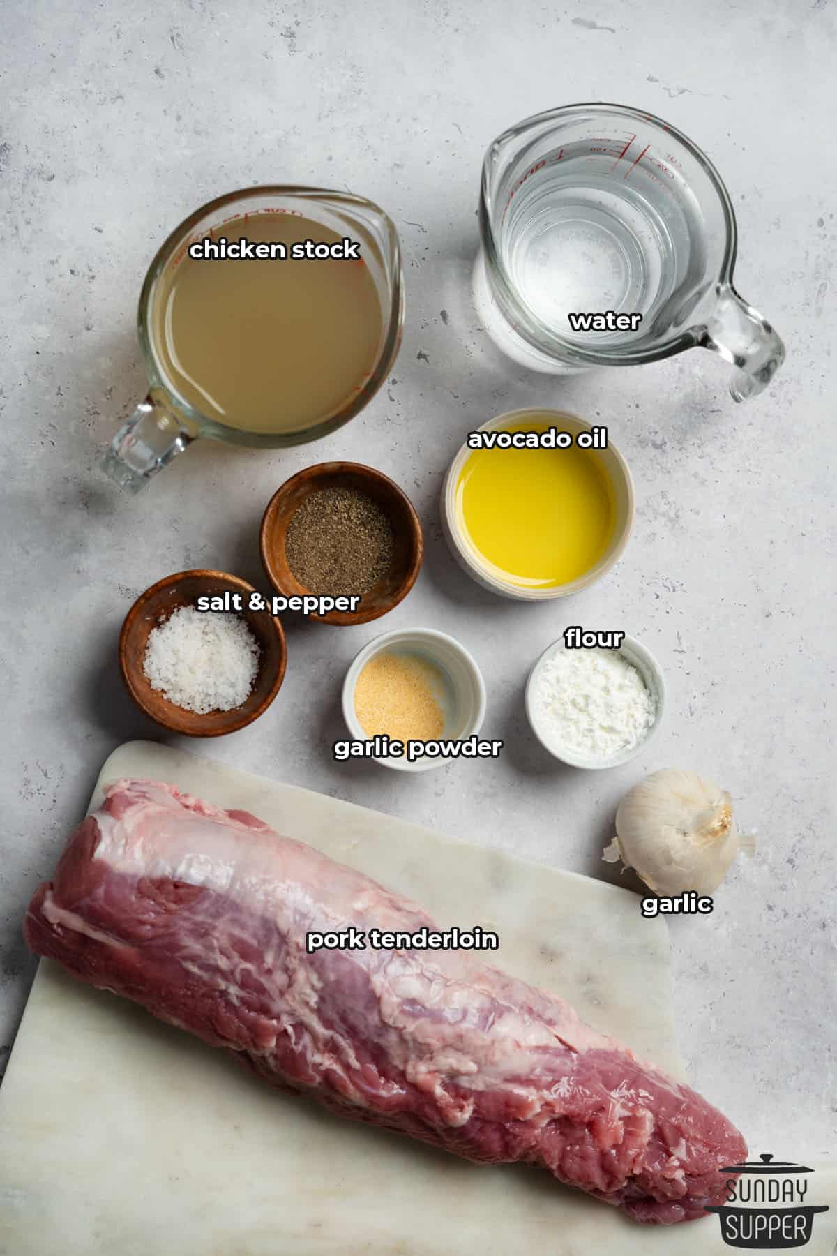 instant pot pork tenderloin ingredients