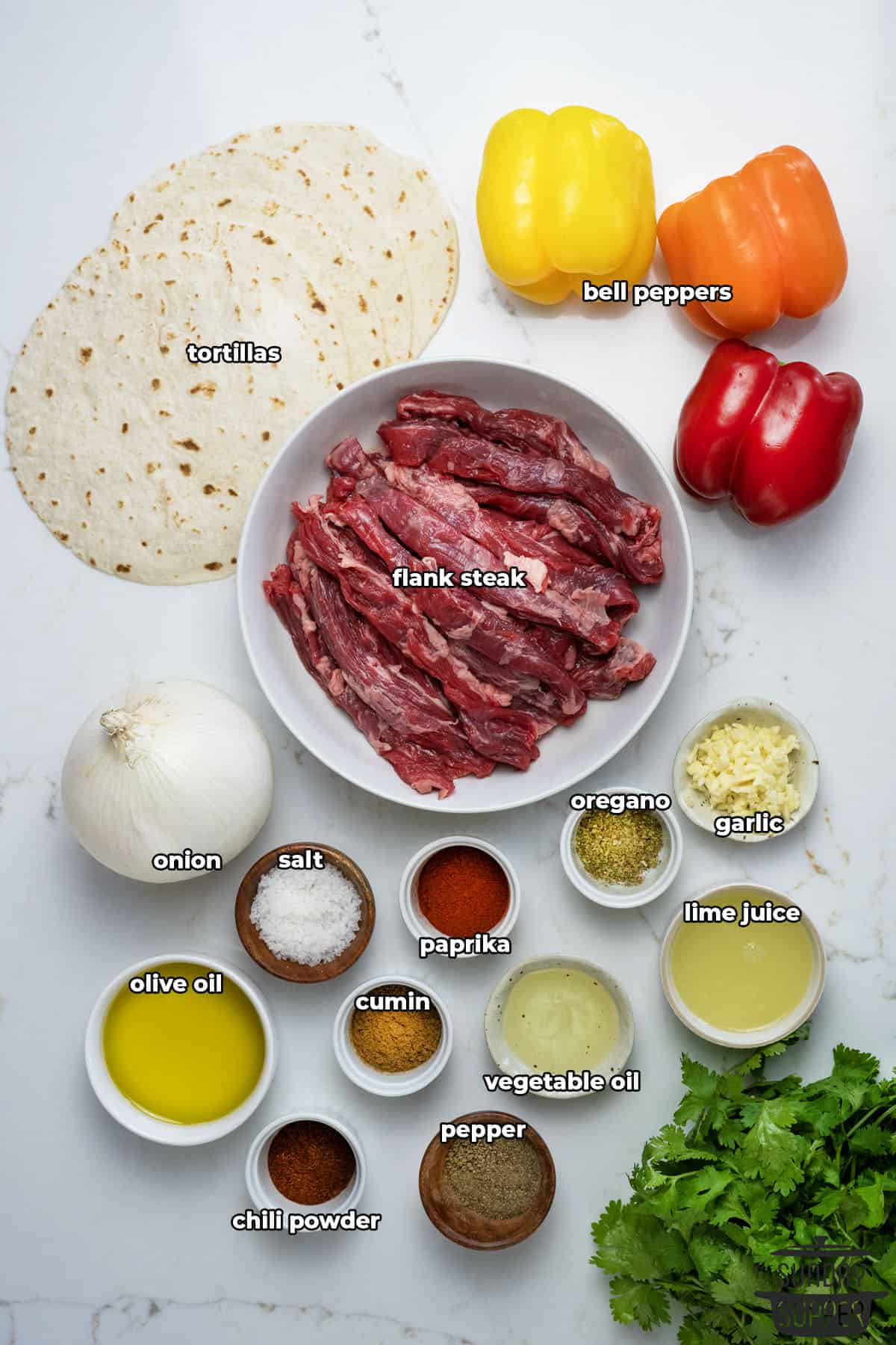 steak fajitas ingredients