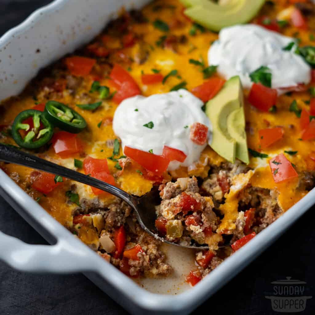 Taco Bake Casserole - Sunday Supper Movement