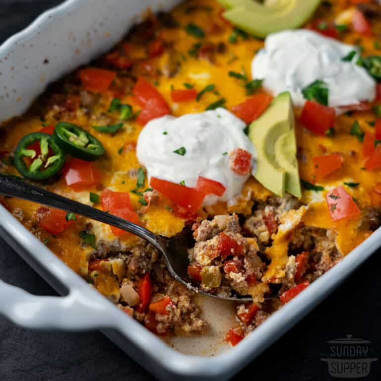 Taco Bake Casserole - Sunday Supper Movement