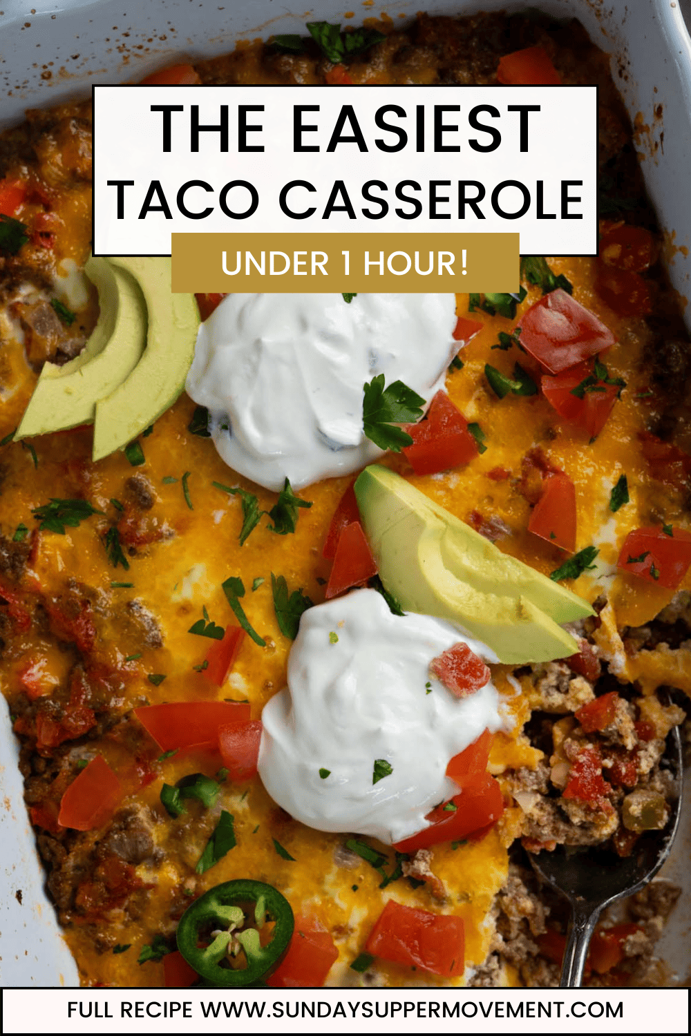 Taco Bake Casserole - Sunday Supper Movement