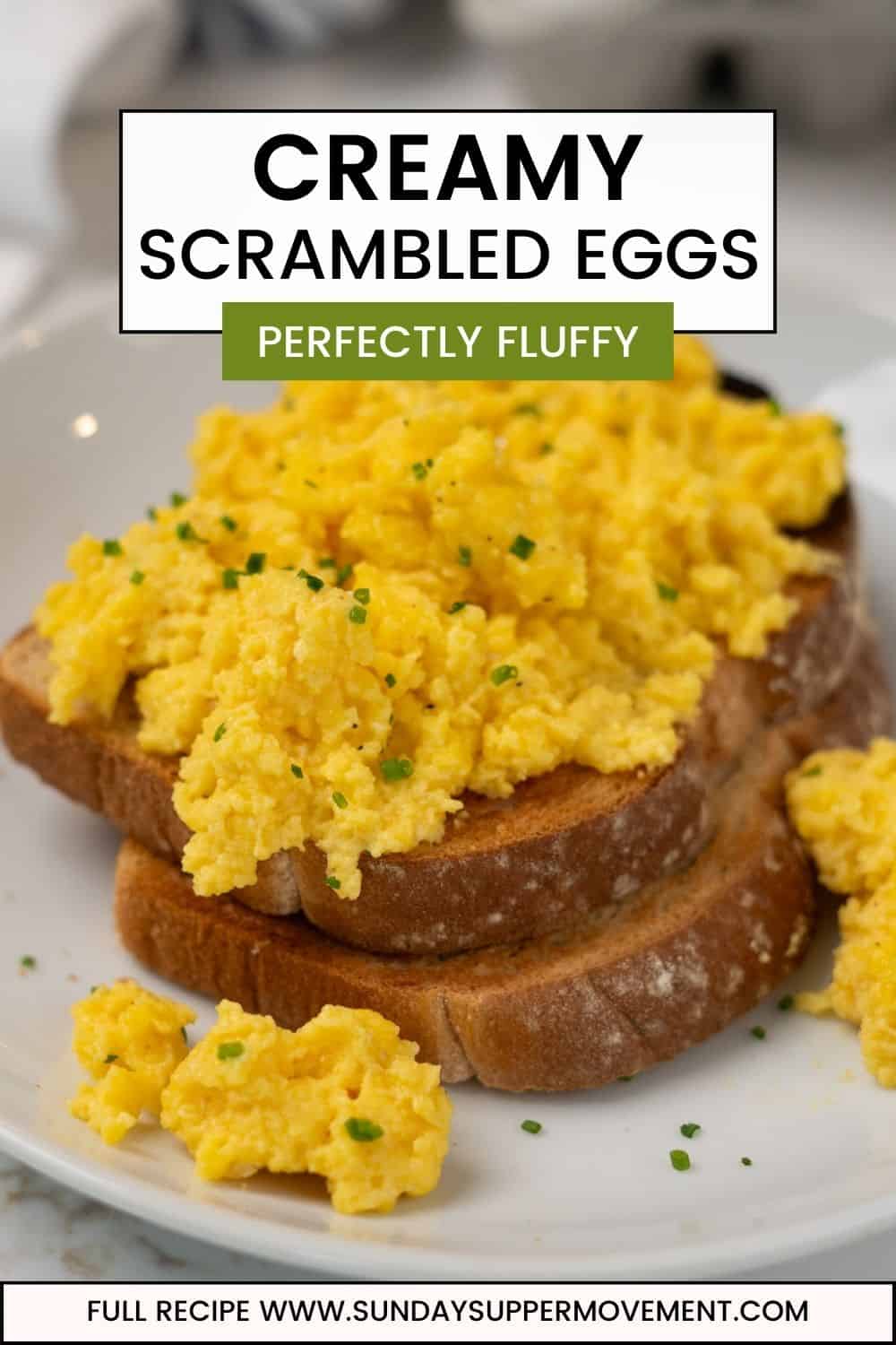 Creamy Scrambled Eggs - Sunday Supper Movement