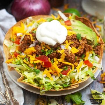 Taco Salad Bowl - Sunday Supper Movement