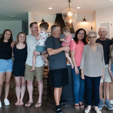 four generations of the laessig family together