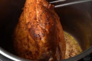 the pork seared in the instant pot