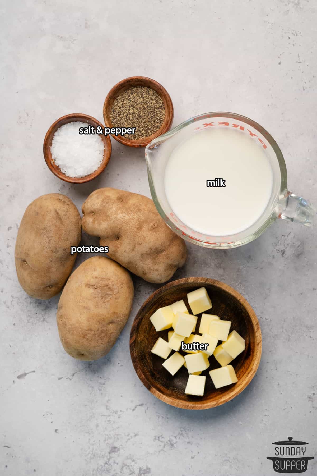 creamy mashed potatoes ingredients
