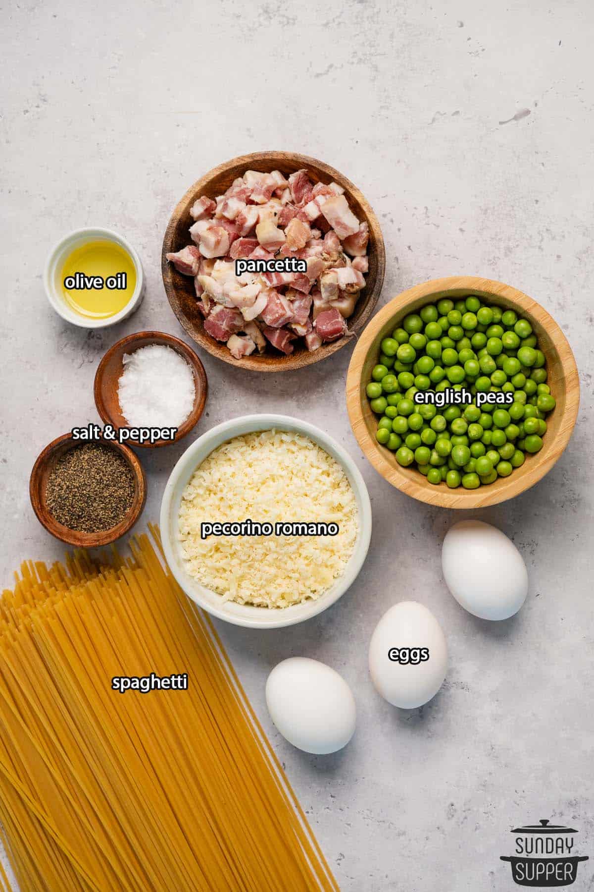 spaghetti carbonara ingredients