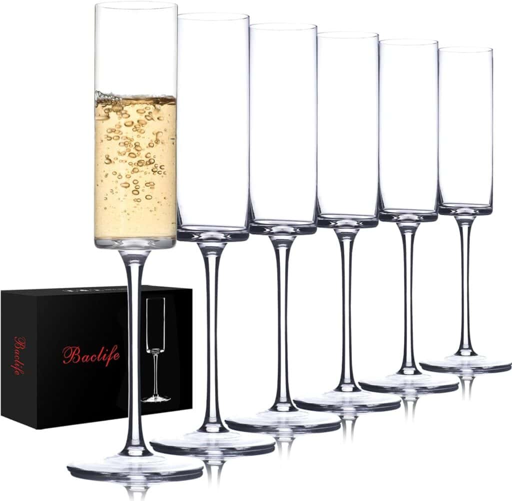 square champagne flutes