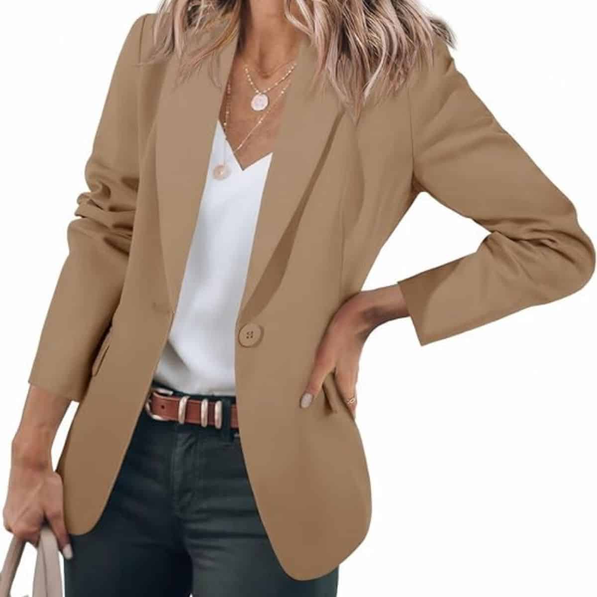 Cicy Bell Womens Casual Blazer