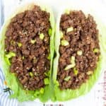 lettuce wraps with korean ground beef