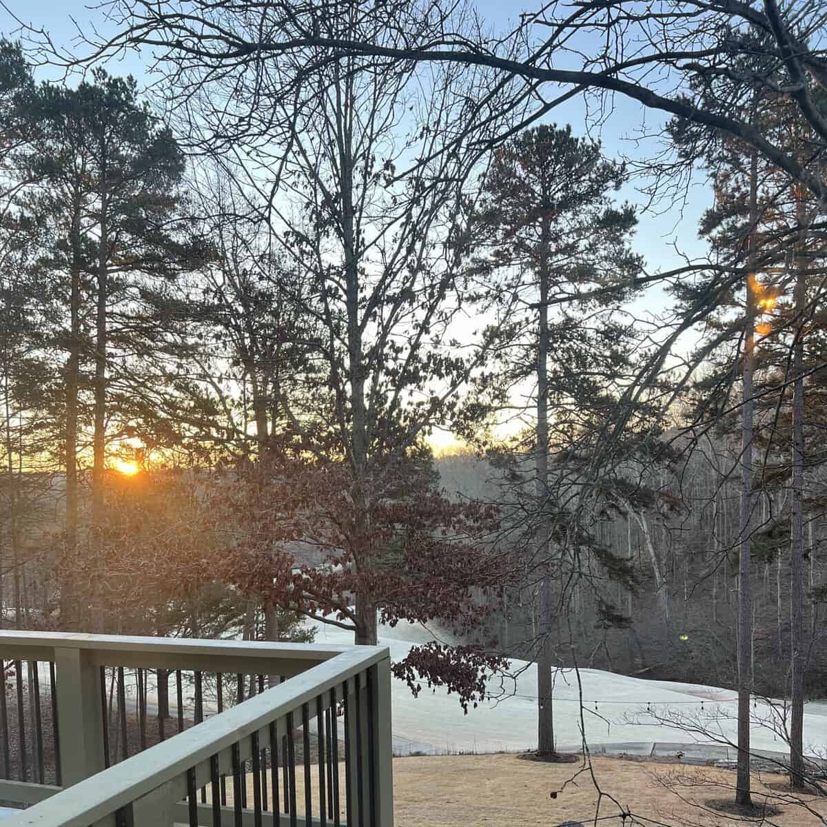 georgia mountains in winter