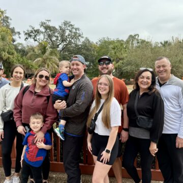 isabels family at busch gardens