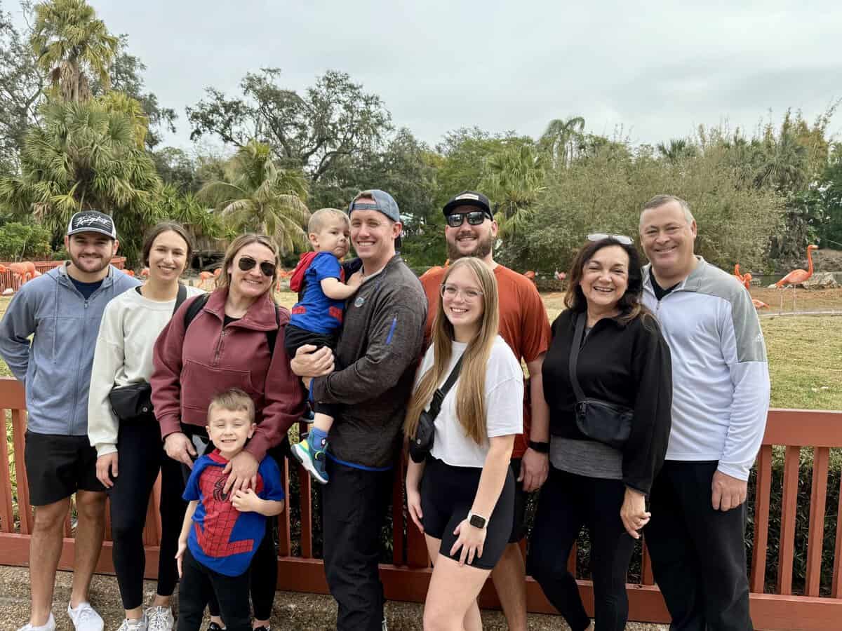 isabels family at busch gardens