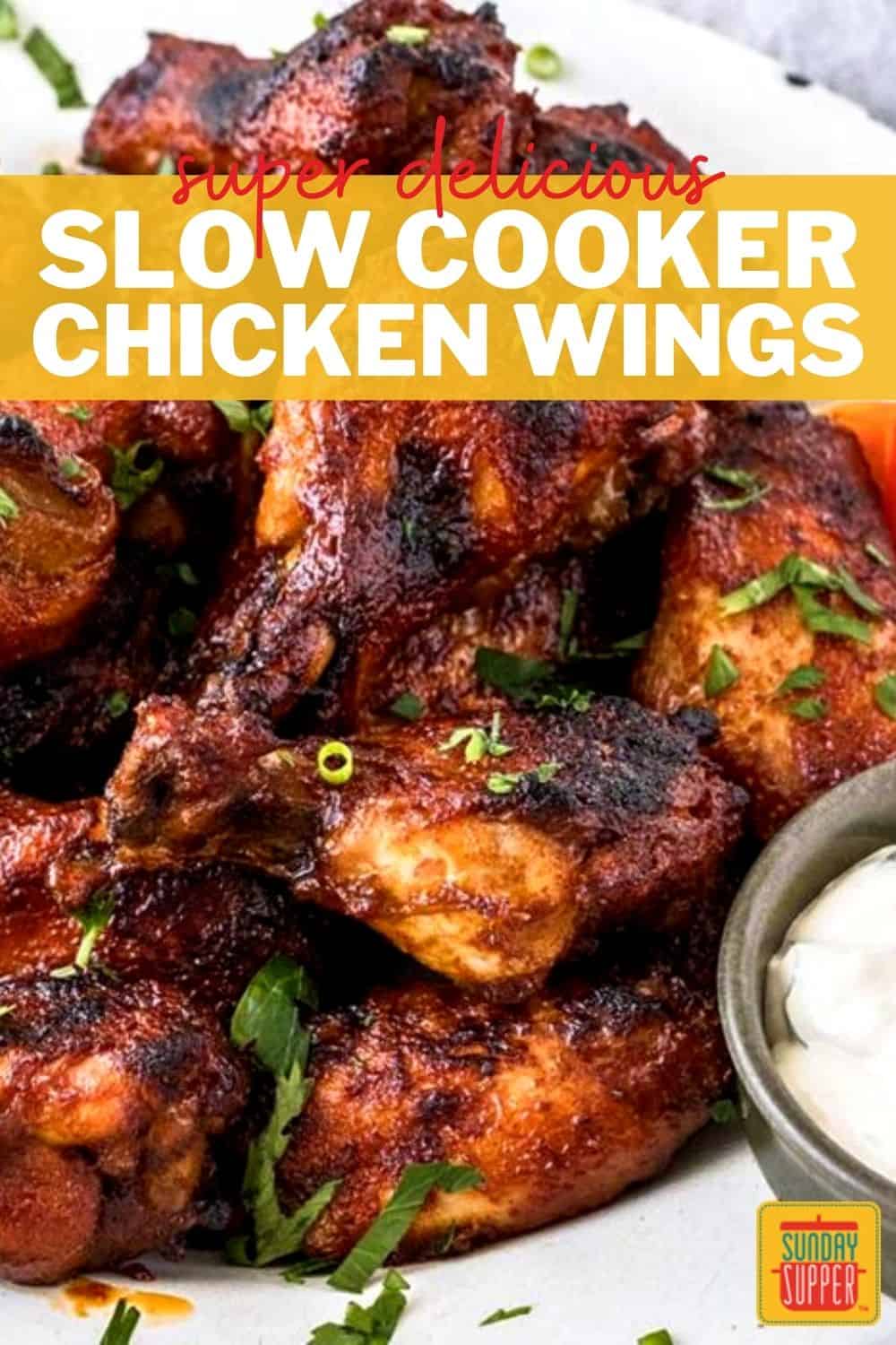 Crock Pot Chicken Wings - Sunday Supper Movement