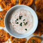 sweet potato dry sauce in a bowl