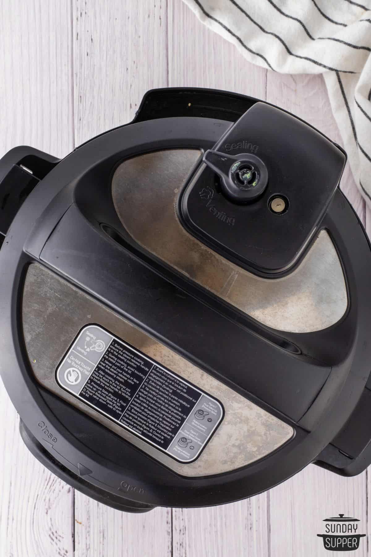 setting instant pot to cook
